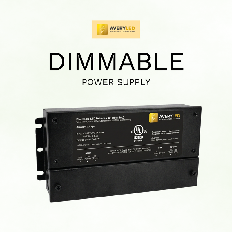 Dimmable Power Supply 60 Watts