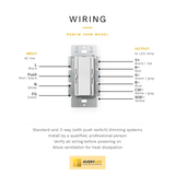 AV-DPS Series RGBCW Power Supply & Dimmer Switch - wiring