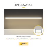 Avery Aluminum Channel Surface Mounted Silver - Pack of 5